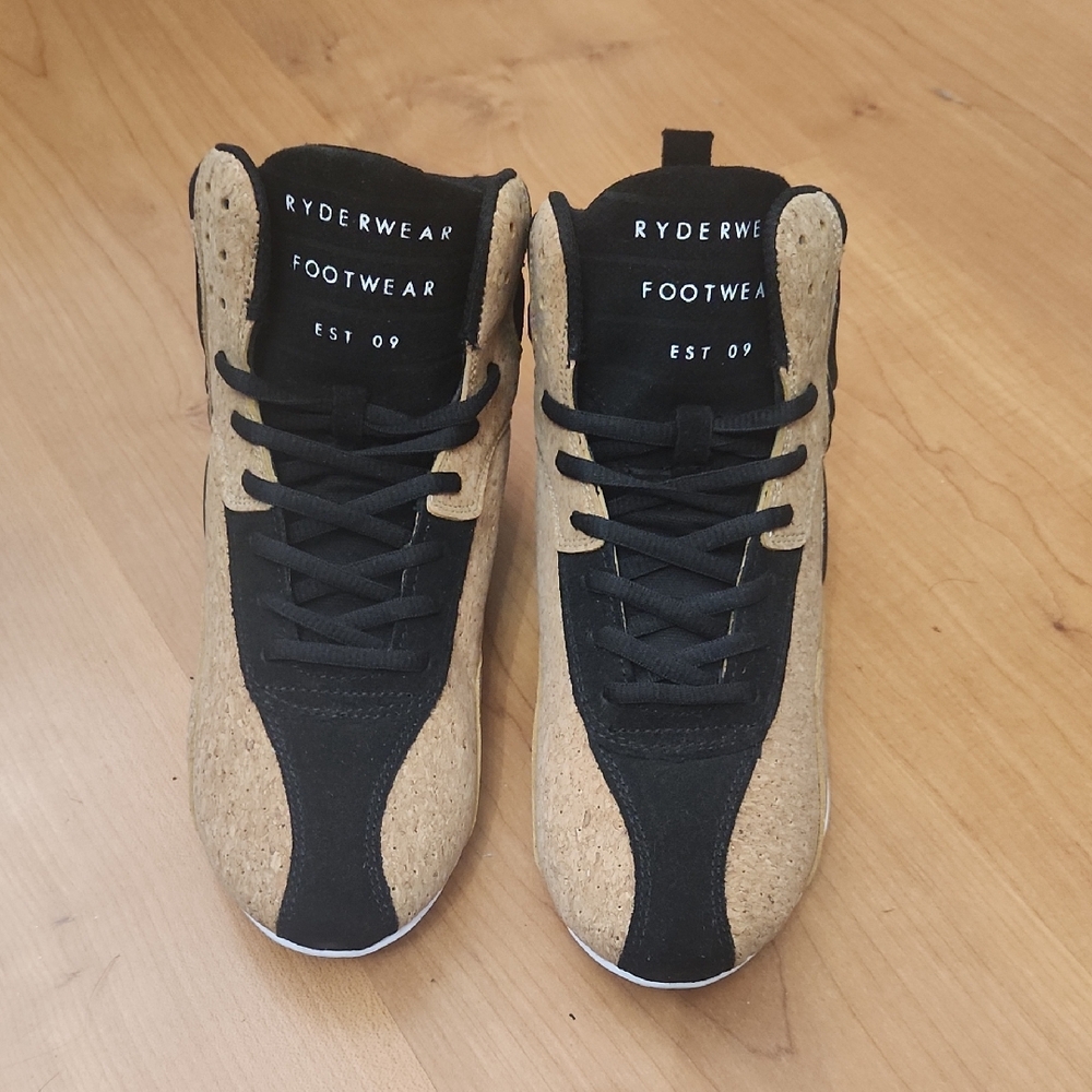 Ryderwear Black and Tan Cork Athletic Shoes